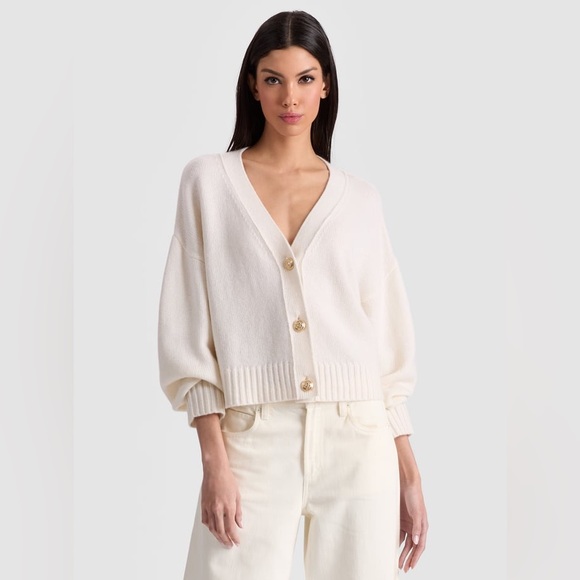 Alice Olivia ATTICUS CASHMERE CARDIGAN $595 NEW without tag - Picture 1 of 4
